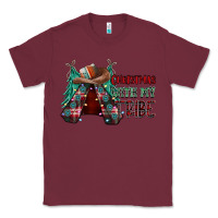 Burgundy Christmas with tribe Classic Tee - CowhideDigitalArt