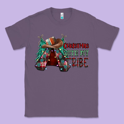 Christmas With Tribe Classic Tee Designed By Cowhidedigitalart