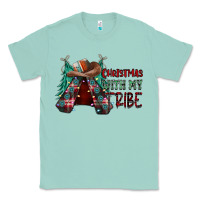 Seafoam Christmas with tribe Classic Tee - CowhideDigitalArt
