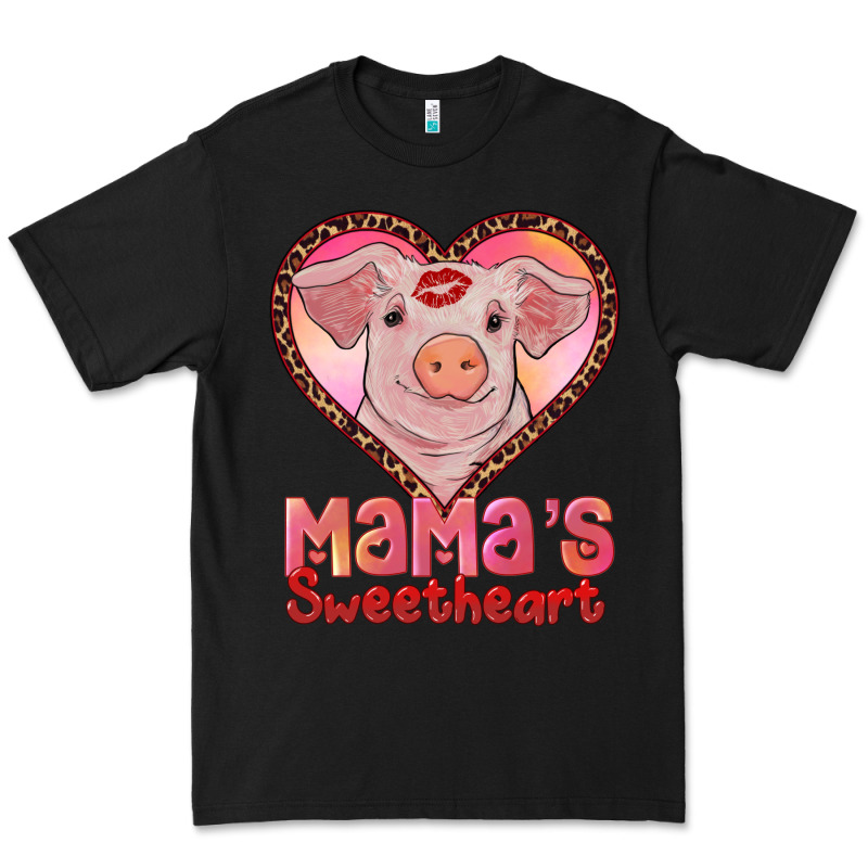 Mama's Sweetheart Baby Pig Premium Tee by AdoDesignShop | Teevron