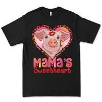 Black mama's sweetheart baby pig Premium Tee - AdoDesignShop