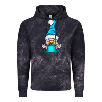 Cloud Black winter gnome with gift Vintage Hoodie - NancyCooperArtShop