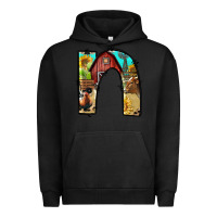 Pigment Black farm life alphabet lowercase letters n Urban Hoodie - BundleAndBundleShop