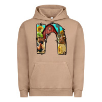 Pigment Burro farm life alphabet lowercase letters n Urban Hoodie - BundleAndBundleShop