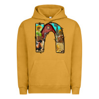 Pigment Peanut Butter farm life alphabet lowercase letters n Urban Hoodie - BundleAndBundleShop