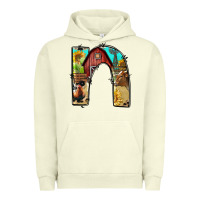 Pigment Pistachio farm life alphabet lowercase letters n Urban Hoodie - BundleAndBundleShop