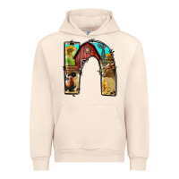 Sandshell farm life alphabet lowercase letters n Urban Hoodie - BundleAndBundleShop