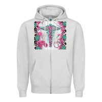 Dove Grey nurse Zipper Hoodie - TumblerDesignByShophia