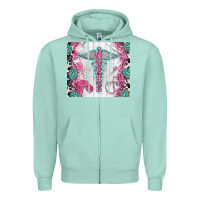 Seafoam nurse Zipper Hoodie - TumblerDesignByShophia