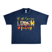 Navy yall gonna learn today Urban Heavy Tee - NancyCooperArtShop