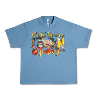 Pebble Blue yall gonna learn today Urban Heavy Tee - NancyCooperArtShop