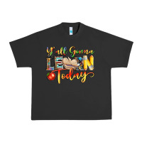 Pigment Black yall gonna learn today Urban Heavy Tee - NancyCooperArtShop