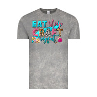 Cloud Rock eat sleep craft repeat Vintage Tee - NancyCooperArtShop