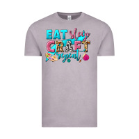 Vintage Zinc eat sleep craft repeat Vintage Tee - NancyCooperArtShop