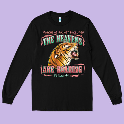The Heavens Are Roaring Long Sleeve Tee Designed By Lillyallendesigns
