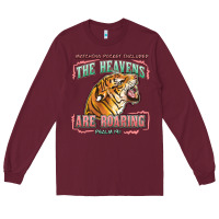 Burgundy the heavens are roaring Long Sleeve Tee - LillyAllenDesigns
