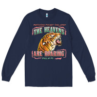 Navy the heavens are roaring Long Sleeve Tee - LillyAllenDesigns