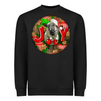 Black christmas hampshire sheep Heavyweight Sweatshirt - LillyAllenDesigns