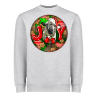 Heather Grey christmas hampshire sheep Heavyweight Sweatshirt - LillyAllenDesigns
