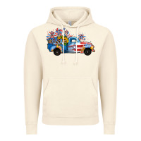 Vintage Artic USA 4th of July Sunflower Truck Vintage Hoodie - Jasminsmagicworld