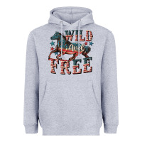 Wild And Free 4th Of July Heavyweight Hoodie | Teevron