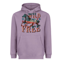 Lavender Wild and free 4th of july Heavyweight Hoodie - CowGirlArtShop