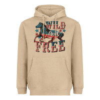Mushroom Wild and free 4th of july Heavyweight Hoodie - CowGirlArtShop