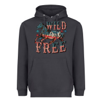Smoke Wild and free 4th of july Heavyweight Hoodie - CowGirlArtShop