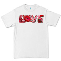 White love with kiss Premium Tee - AdoDesignShop