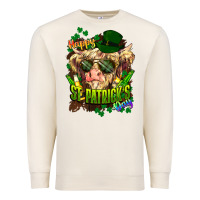 Sandshell St. Patrick's Day Cow Premium Sweatshirt - HowdyJamesFarm