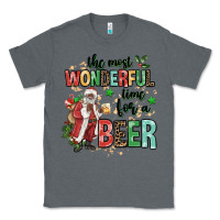 Charcoal Heather the most wonderful time for a beer Classic Tee - MaliasSmallBusiness
