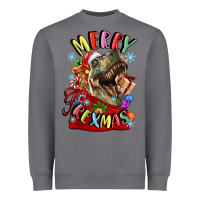 Storm t rex merry rexmas Heavyweight Sweatshirt - LillyAllenDesigns