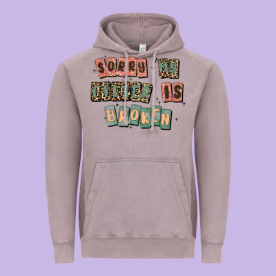 Sorry My Filter Is Broken Vintage Hoodie Designed By Maliassmallbusiness