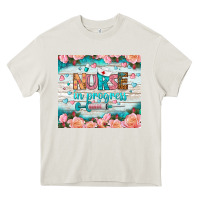 Cream nurse in progress tumbler Heavy Core Tee - BundleAndBundleShop