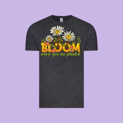 Bloom Where You Are Planted Vintage Tee Designed By Nancycooperartshop
