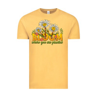Vintage Mustard bloom where you are planted Vintage Tee - NancyCooperArtShop
