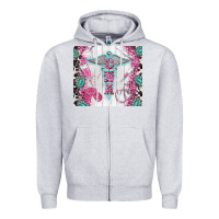 Heather Grey cna tumbler tbs Zipper Hoodie - TumblerDesignByShophia