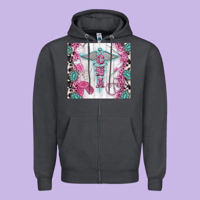 Cna Tumbler Tbs Zipper Hoodie Designed By Tumblerdesignbyshophia