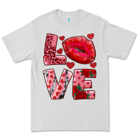 Dove Grey love kiss Premium Tee - AdoDesignShop