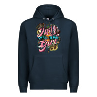 Navy Just a small town girl Premium Hoodie - HowdyJamesFarm