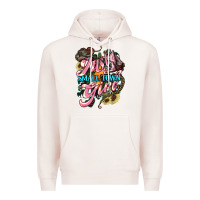 Pale Pink Just a small town girl Premium Hoodie - HowdyJamesFarm