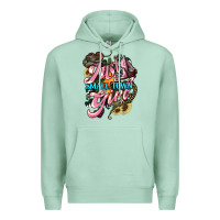 Seafoam Just a small town girl Premium Hoodie - HowdyJamesFarm