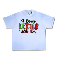 Grape Ice o come let us adore him christmas Urban Heavy Tee - MaliasSmallBusiness
