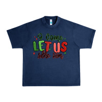 Navy o come let us adore him christmas Urban Heavy Tee - MaliasSmallBusiness