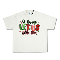 Pistachio o come let us adore him christmas Urban Heavy Tee - MaliasSmallBusiness