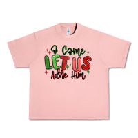 Salmon o come let us adore him christmas Urban Heavy Tee - MaliasSmallBusiness