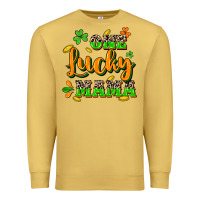Antique Gold One lucky Mama St. Patrick's Day Premium Sweatshirt - CowGirlArtShop