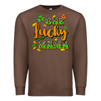 Chestnut One lucky Mama St. Patrick's Day Premium Sweatshirt - CowGirlArtShop