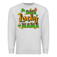 Dove Grey One lucky Mama St. Patrick's Day Premium Sweatshirt - CowGirlArtShop