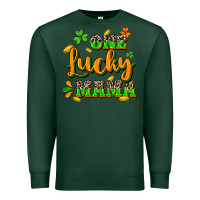 Sports Green One lucky Mama St. Patrick's Day Premium Sweatshirt - CowGirlArtShop